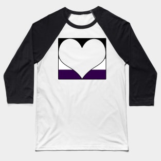 Ace Pride Heart Block Baseball T-Shirt